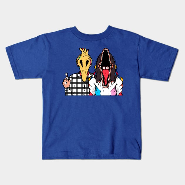 Beetlejuice Kids T-Shirt by VanOrtonDesign